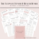 The Ultimate Fitness & Health Bundle (Blush) PDF Print Friendly