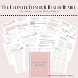 The Ultimate Fitness & Health Bundle (Blush) PDF Print Friendly