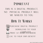 The Ultimate Fitness & Health Bundle (Blush) PDF Print Friendly