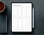 Minimalist Food & Exercise Planner