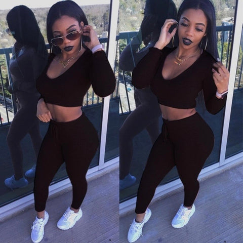 Cropped Top & Legging Set